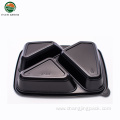 Hot Lunch Food Grade Disposable Black Food Containers